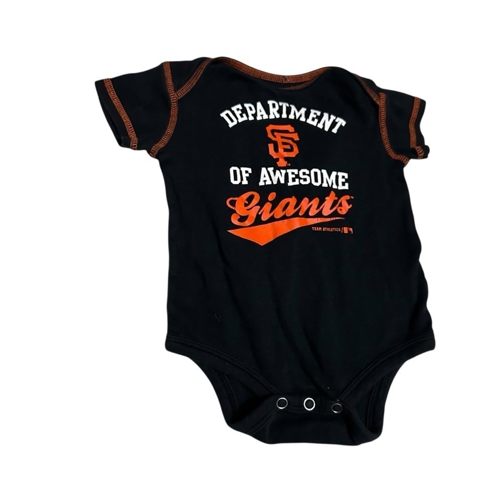 Genuine Merchandise Black and Orange Bodysuit